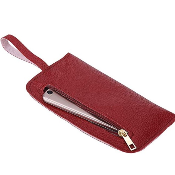 ONE LEFT NWT Camel Tan Pebbled Leather Travel Set - Picture 5 of 8